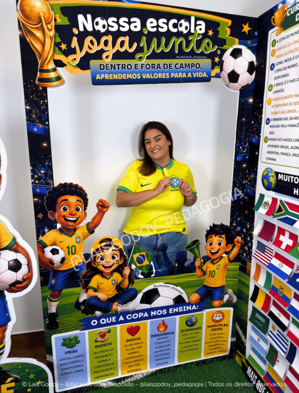 3 Kit Copa - Nossa Escola Joga Junto