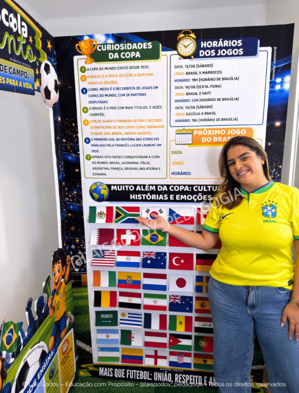 4 Kit Copa - Nossa Escola Joga Junto