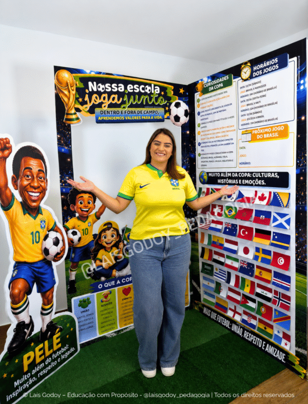 6 Kit Copa - Nossa Escola Joga Junto