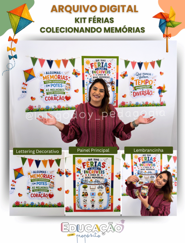 Kit de Férias - Colecionando Memórias