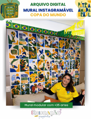 Mural Instagramável Copa do Mundo