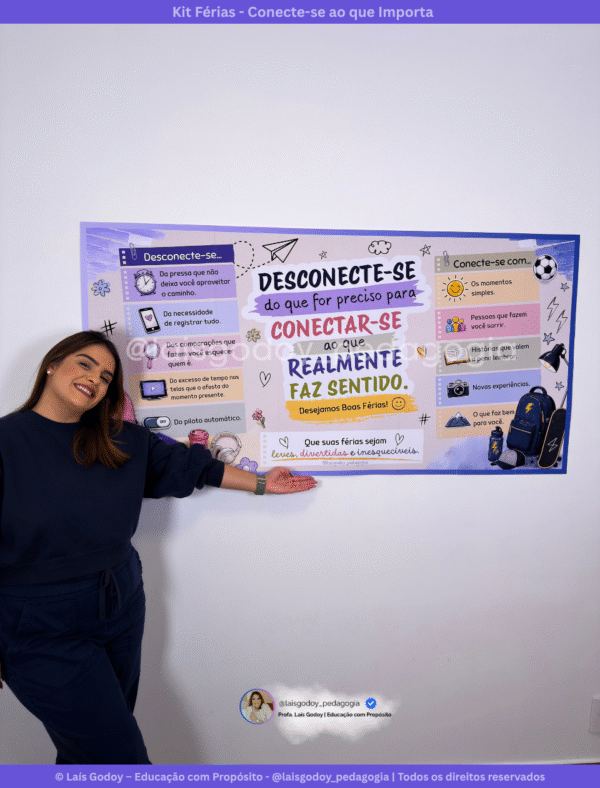 Kit de Férias Escolares | Recesso – Conecte-se ao que Importa