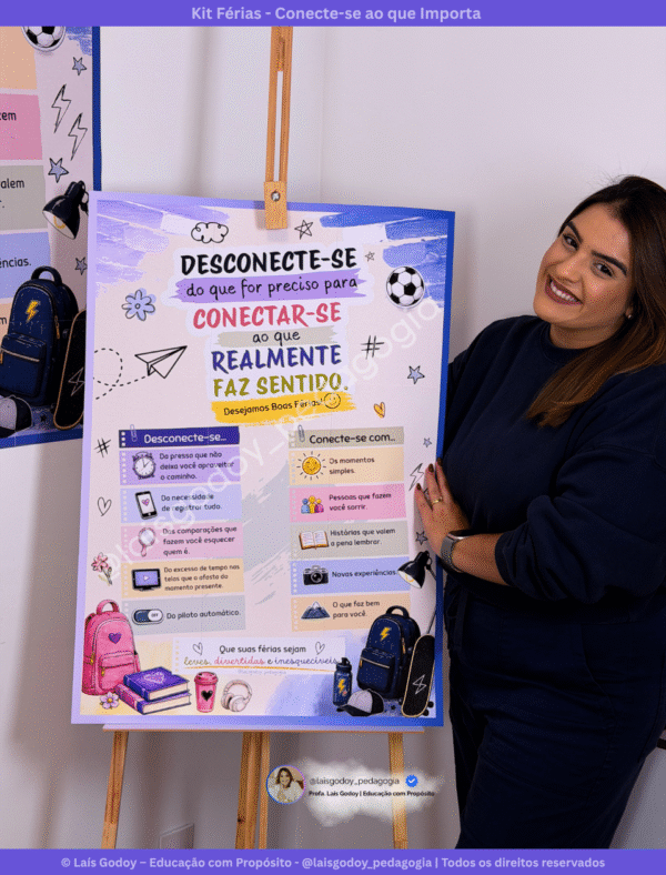 Kit de Férias Escolares | Recesso – Conecte-se ao que Importa