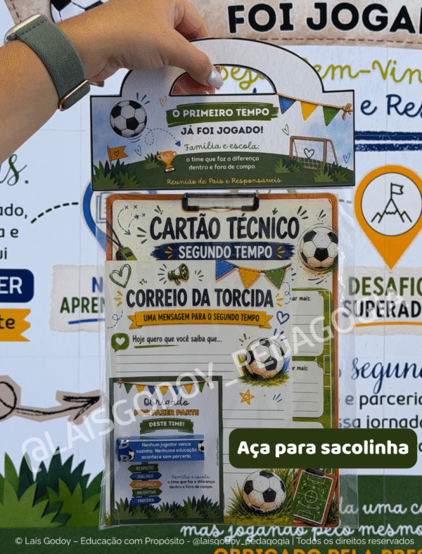 Kit Completo de Reunião de Pais e Responsáveis – O primeiro tempo já foi jogado