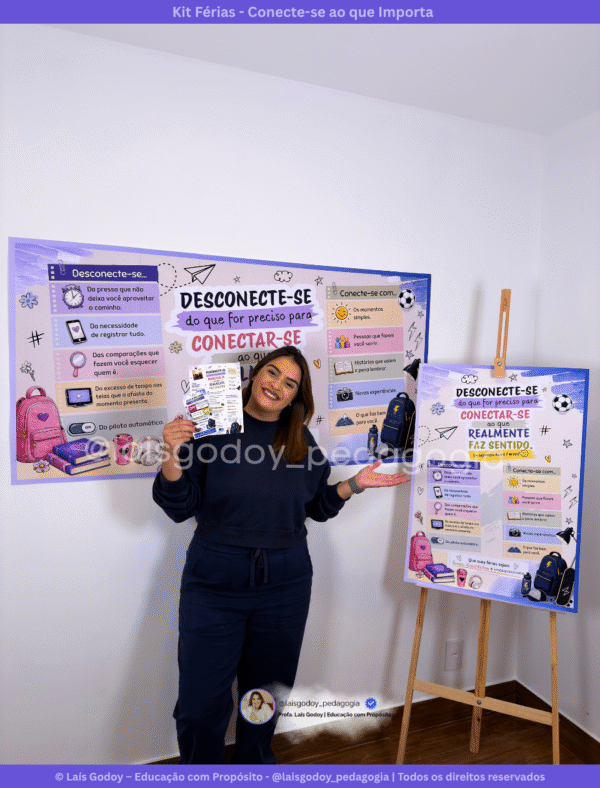 Kit de Férias Escolares | Recesso – Conecte-se ao que Importa