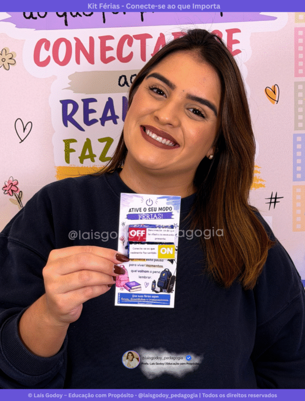 Kit de Férias Escolares | Recesso – Conecte-se ao que Importa