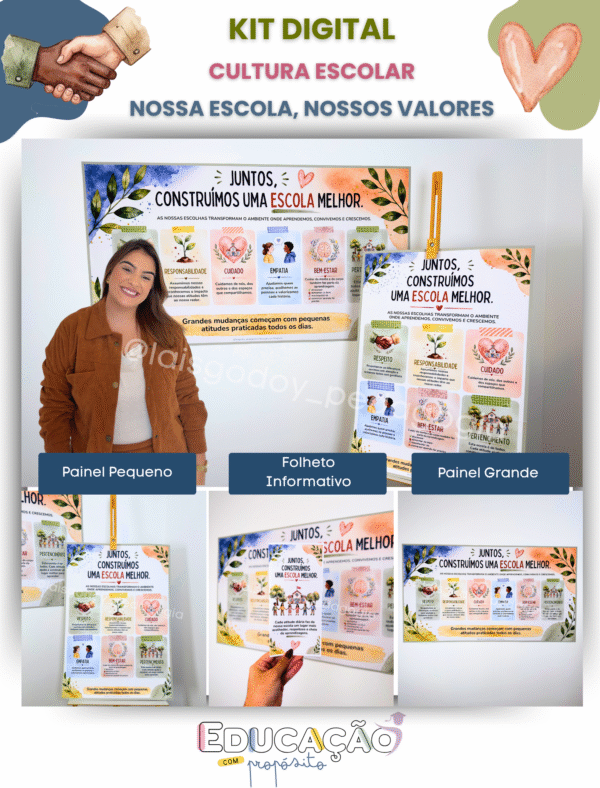 Kit - Nossa Escola, Nossos Valores