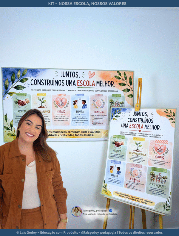 Kit - Nossa Escola, Nossos Valores