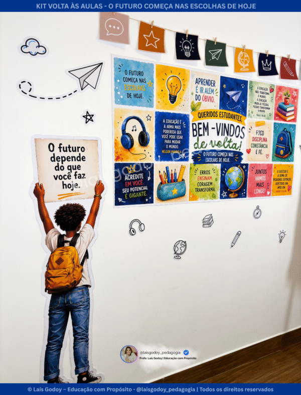 2 Kit Volta às Aulas - O Futuro Começa nas Escolhas de Hoje