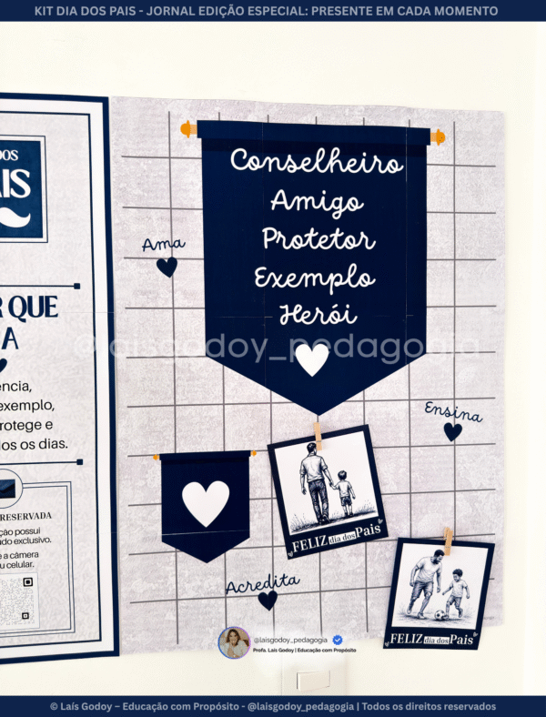 Kit Dia dos Pais - Jornal Edição Especial: Presente em Cada Momento