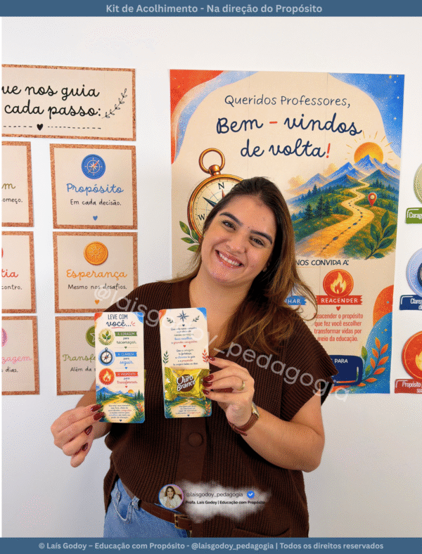 Kit de Acolhimento para Professores - Na Direção do Propósito | Volta às Aulas