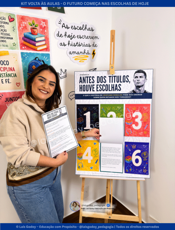 6 Kit Volta às Aulas - O Futuro Começa nas Escolhas de Hoje