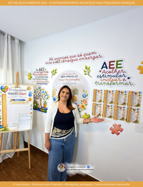Kit de Acolhimento AEE - O Extraordinário Acontece nos Pequenos Avanços