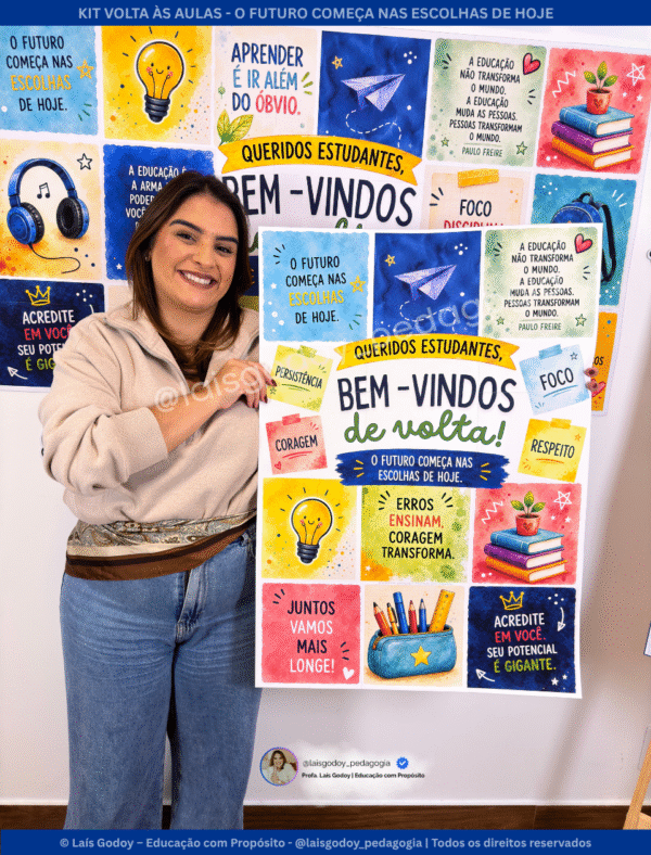 8 Kit Volta às Aulas - O Futuro Começa nas Escolhas de Hoje