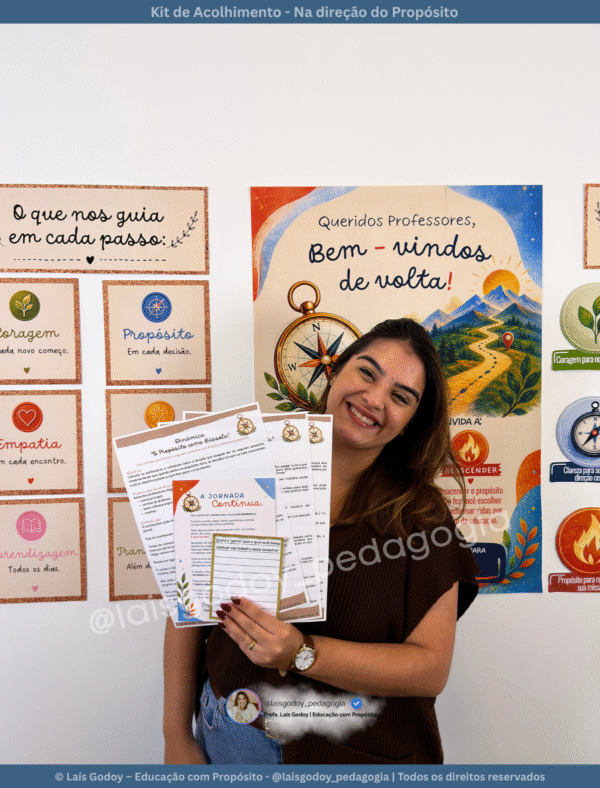 9 Kit de Acolhimento para Professores - Na Direção do Propósito | Volta às Aulas