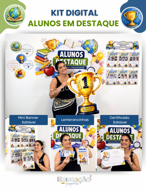 1 Kit Alunos em Destaque