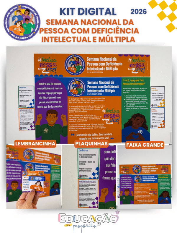 1 Kit Digital – Semana Nacional da Pessoa com Deficiência Intelectual e Múltipla 2026
