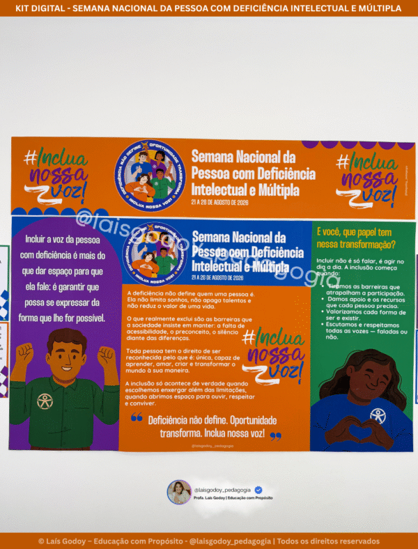 2 Kit Digital – Semana Nacional da Pessoa com Deficiência Intelectual e Múltipla 2026