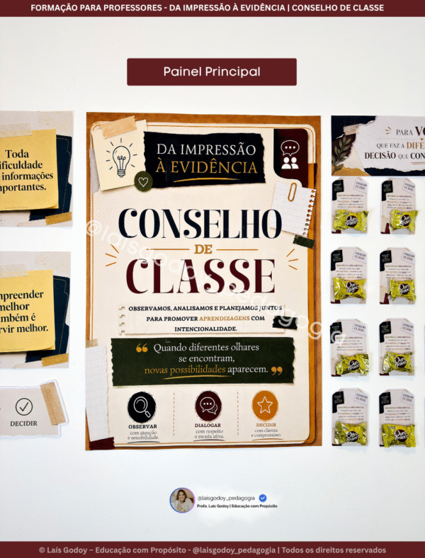 Formação para Professores | Conselho de Classe — Da Impressão à Evidência