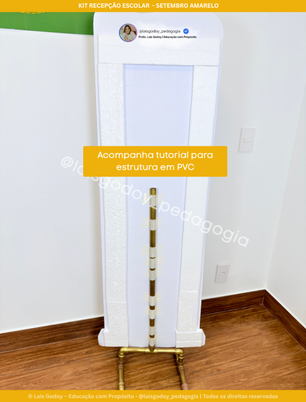 7 Kit Recepção Escolar - Setembro Amarelo