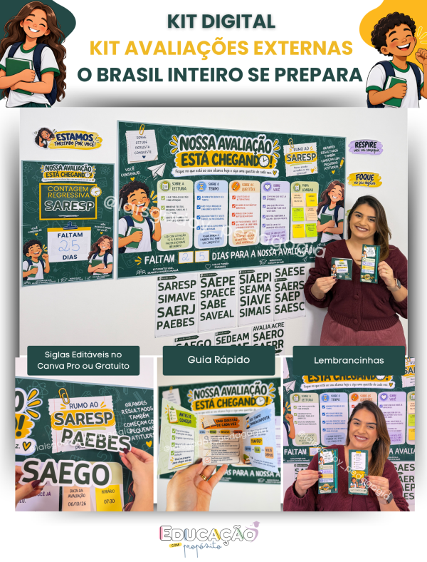 Kit Avaliações Externas – O Brasil Inteiro se Prepara
