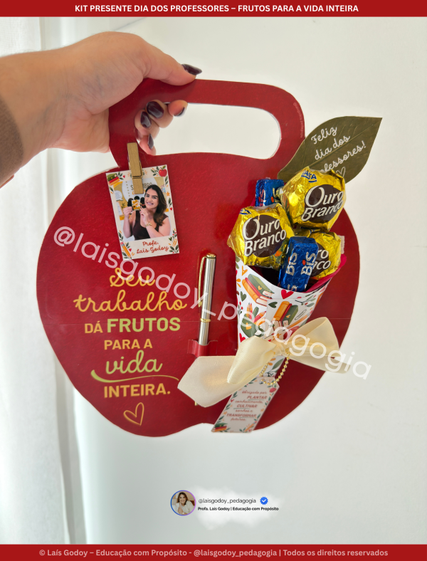 2 Kit Presente Dia dos Professores – Frutos para a Vida Inteira