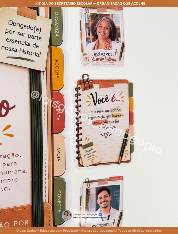 Kit Dia do Secretário Escolar — Organização que Acolhe