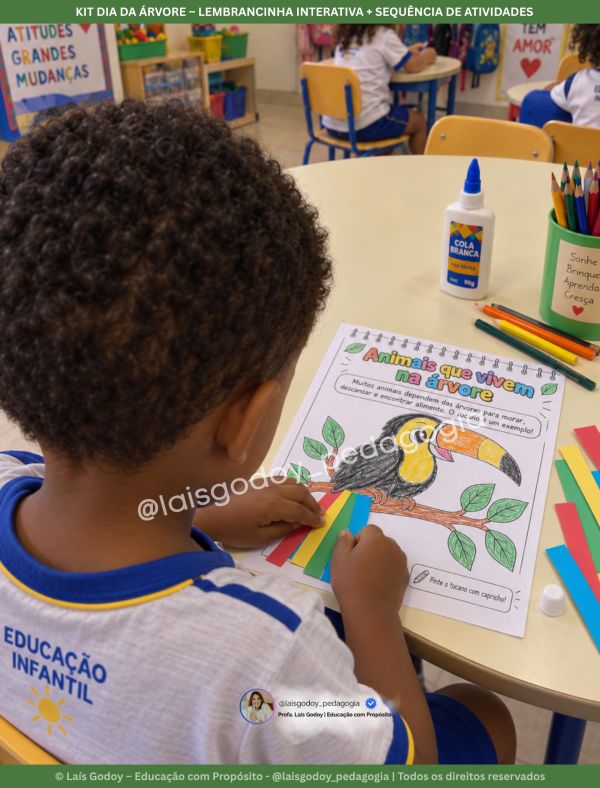 3 Kit Dia da Árvore – Pequenas Ações, Grandes Mudanças | Educação Infantil