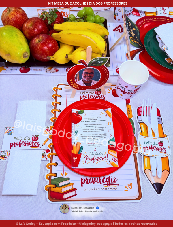 4 Kit Mesa que Acolhe – Dia dos Professores