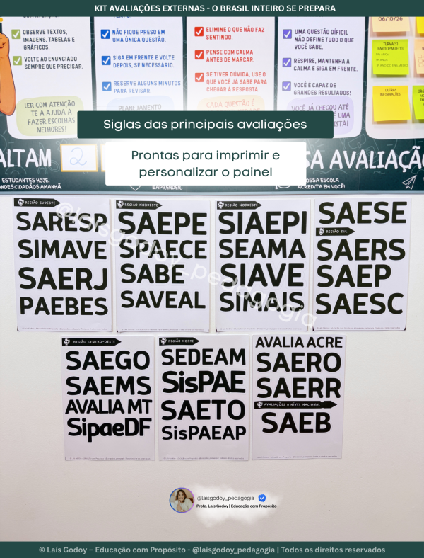 5 Kit Avaliações Externas – O Brasil Inteiro se Prepara