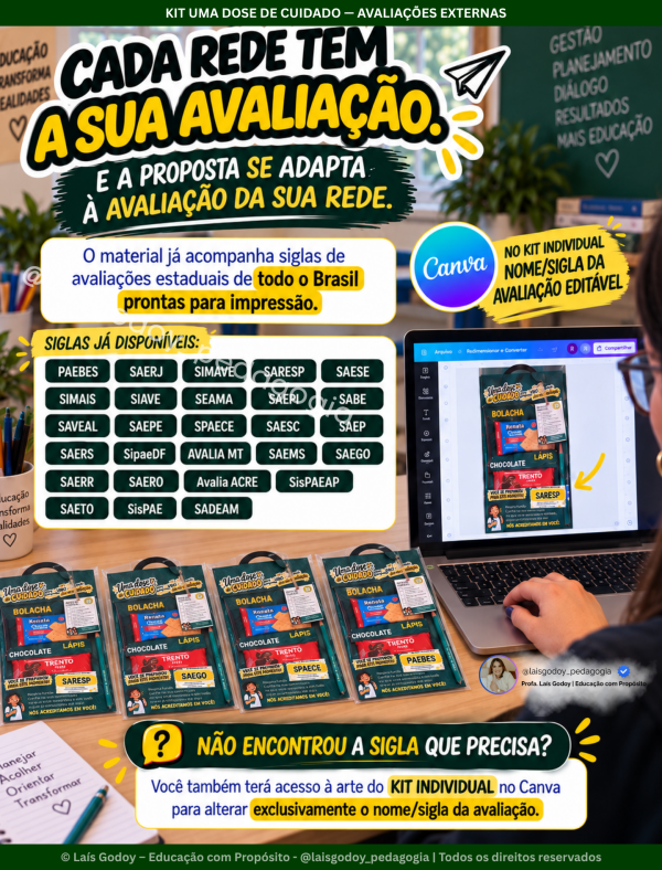 Cópia de Kit Recepção - Avaliações Externas Kit Uma Dose de Cuidado – Avaliações Externas