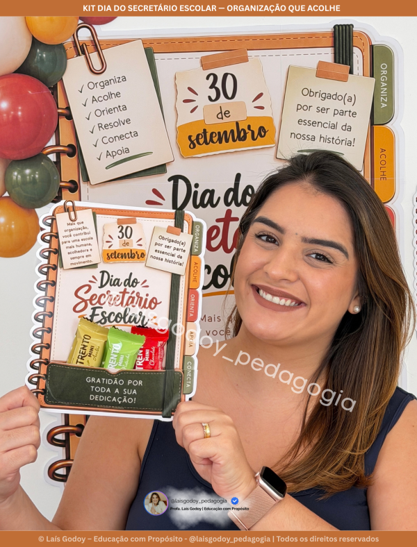 Kit Dia do Secretário Escolar — Organização que Acolhe