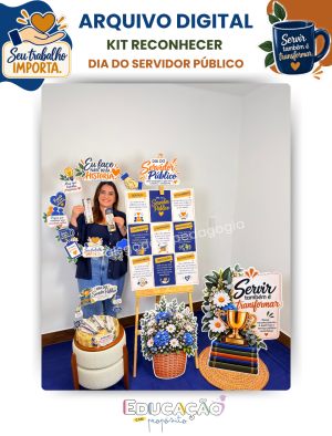 1 Kit Reconhecer – Dia do Servidor Público