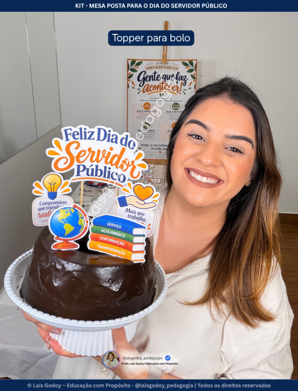 11 Kit Mesa que Acolhe - Dia do Servidor Público