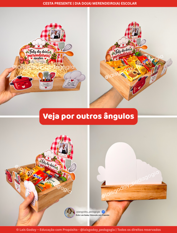 3 Cesta Presente | Dia do(a) Merendeiro(a) Escolar – Sabores de Afeto