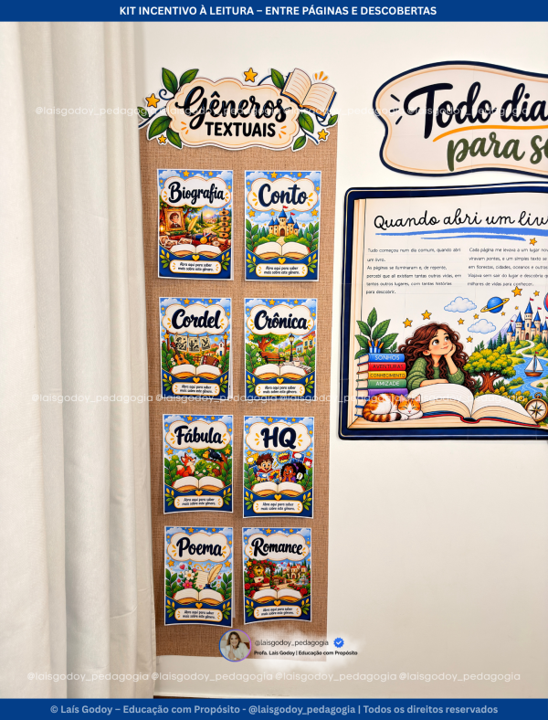 3 Kit Incentivo à Leitura – Entre Páginas e Descobertas
