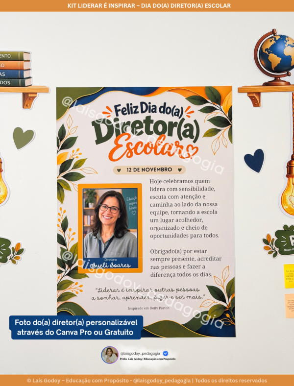 3 Kit Liderar é Inspirar – Dia do(a) Diretor(a) Escolar