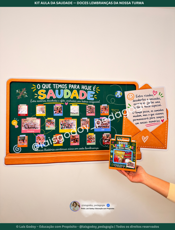 4 Kit Aula da Saudade — Doces Lembranças da Nossa Turma