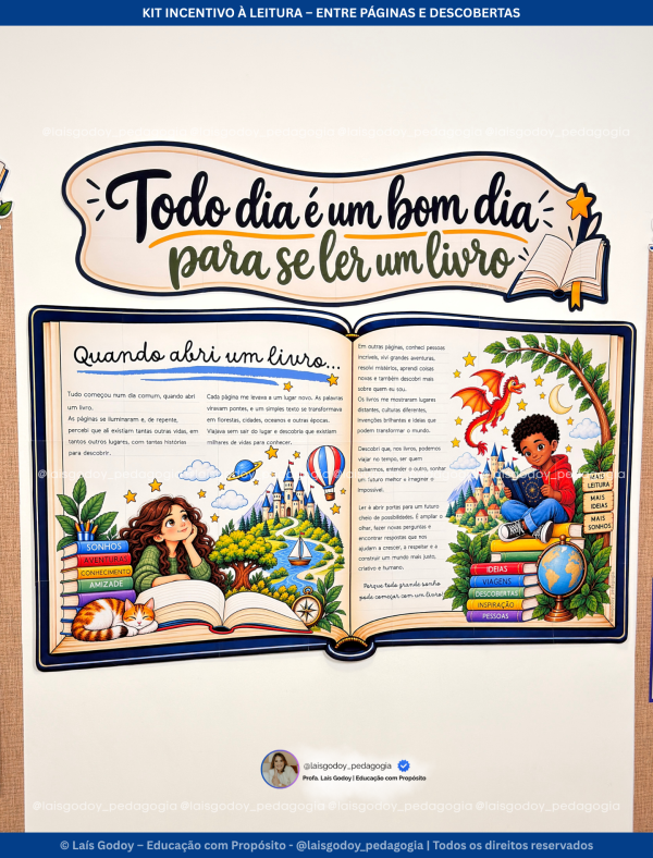 5 Kit Incentivo à Leitura – Entre Páginas e Descobertas