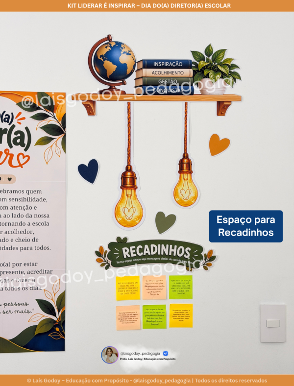 5 Kit Liderar é Inspirar – Dia do(a) Diretor(a) Escolar