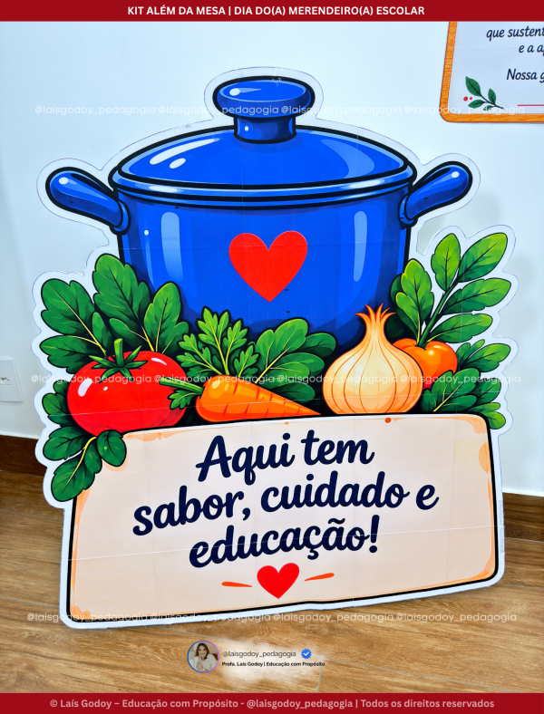 6 Kit Além da Mesa – Dia do(a) Merendeiro(a) Escolar